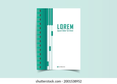 A simple unique notebook cover design for all kind of business and personal purpose usages. This file is easy to edit, modify and customize able. All files are arranged, editable and easy to access.