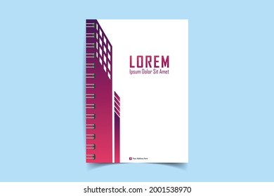 A simple unique notebook cover design for all kind of business and personal purpose usages. This file is easy to edit, modify and customize able. All files are arranged, editable and easy to access.