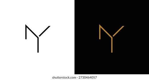 Simple and unique  NY logo design	