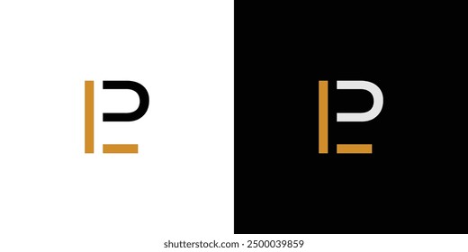 Simple and unique  PL logo design