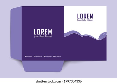 A simple unique Presentation Folder for all kind of business and personal purpose usages. This file is easy to edit, modify and customize able. All files are arranged, editable and easy to access.