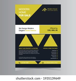Simple Unique Real Estate Flyer