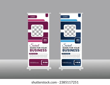 A simple unique Roll up Banner for all kind of business and corporate purpose usages. This banner is easy to edit, modify and customizeable. All files are arranged, editable and easy to access.
