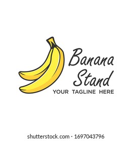 Simple and unique Two banana in 3D and real image graphic icon logo design abstract concept vector stock. Can be used as a symbol related to food or fruit