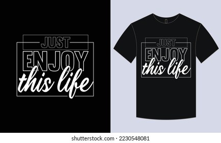 Simple and unique  typography t-shirt  