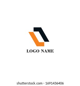 
Diseño sencillo y universal de logotipo abstracto. Símbolo de ángulo de haz creativo.
