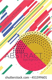 Simple universal geometric design of parallel lines in blue red white colors. Perfect  background on poster for book cover magazine layout and other backdrops