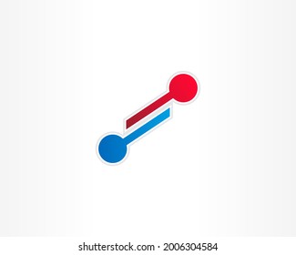 Simple Universal vector brand logo design icon