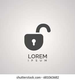 Simple Unlock Icon
