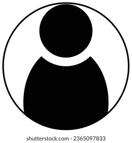 Simple User Icon Vector image