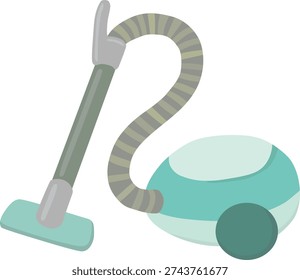 Simple vacuum cleaner illustration, vector material