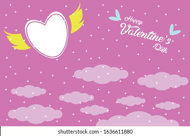 simple valentine background love with a good concept 