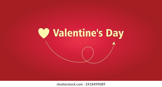 Simple Valentine Day - Valentines Day Card, Sale, Post, Cover And Background Banner 