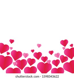 simple valentine's day background.vector symbols of love for valentine's,happy mother's,happy women's.