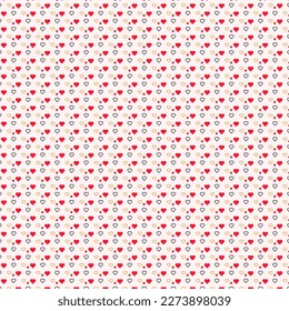 Diseño de fondo de corazones de San Valentín simple
