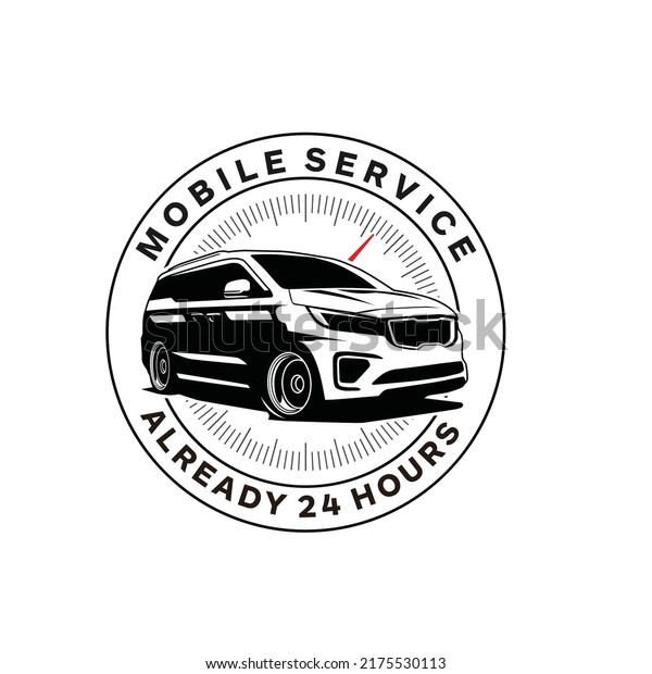 simple van car
illustration for your
logo