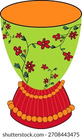 Simple Vase Used as a Decorative Egg Holder Stand