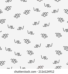 simple vector abstract black and white seamless pattern 