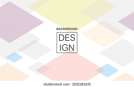 simple vector abstract colorful background with colorful square icons