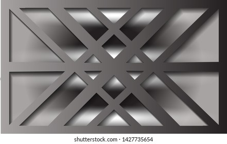 simple vector of abstract metal backgound template with modern design, elegant and beautiful with gray colors, eps 10.