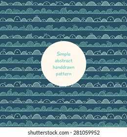 Simple vector abstract seamless pattern. Seamless pattern can be used for wallpapers, pattern fills, web backgrounds, surface textures.