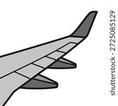 A simple vector of an airplane