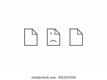 simple vector archive icon collection
