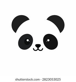 Simple vector art of a black cat face with pointed ears and whiskers