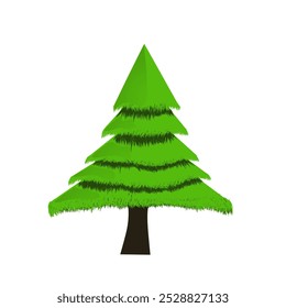 Simple vector art of a fir tree