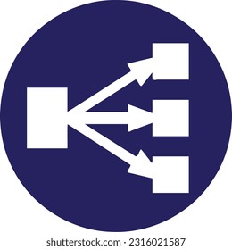 simple vector art of load balancer with plain design 