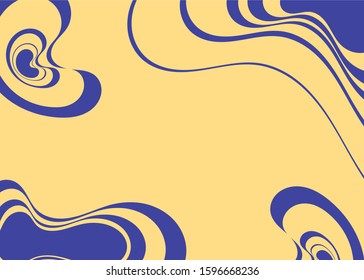 Simple vector background design with with liquid waveform pattern