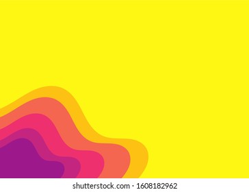 Simple vector background design with a stack layer theme