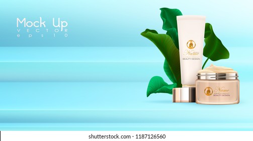 Simple Vector background with empty studio table, stage, room, ground, floor... Advertise product with copy space.