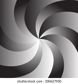 Simple vector background in the form of color twisted spiral converging to the center