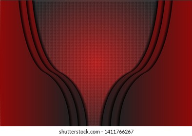 simple vector background template with abstract motif and modern design, red and black colors. Eps 10