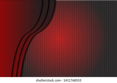 simple vector background template with abstract motif and modern design, red and black colors. Eps 10