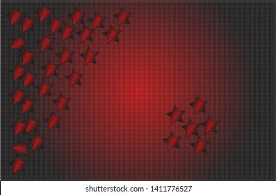 Simple vector background templates with abstract star motifs and modern designs, red and black. EPS 10