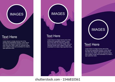 Simple vector banner for poster, banner and other background designs