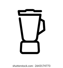 Simple vector black icon blender