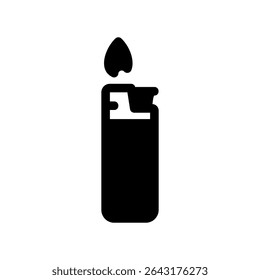 Simple vector black icon lighter