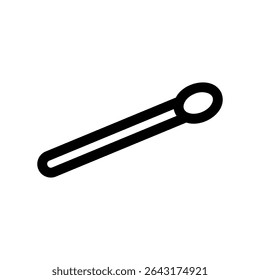 Coincidencia de ícono negro de Vector simple