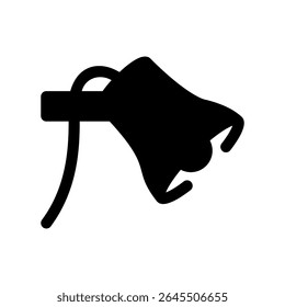 Vetor simples ícone preto megafone