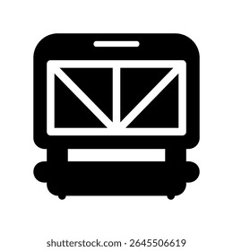 Simple vector black icon sandwich maker