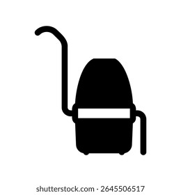 Vetor simples ícone preto filtro de água