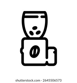 Batidor de icono negro de Vector simple, boquilla