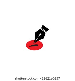 simple vector black pencil icon 