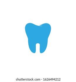 simple vector blue dental icon