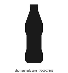 Simple vector bottle. Isolated.