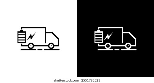 Simple vector box car logo