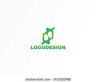 Einfaches Logo-Design der Vektormarke